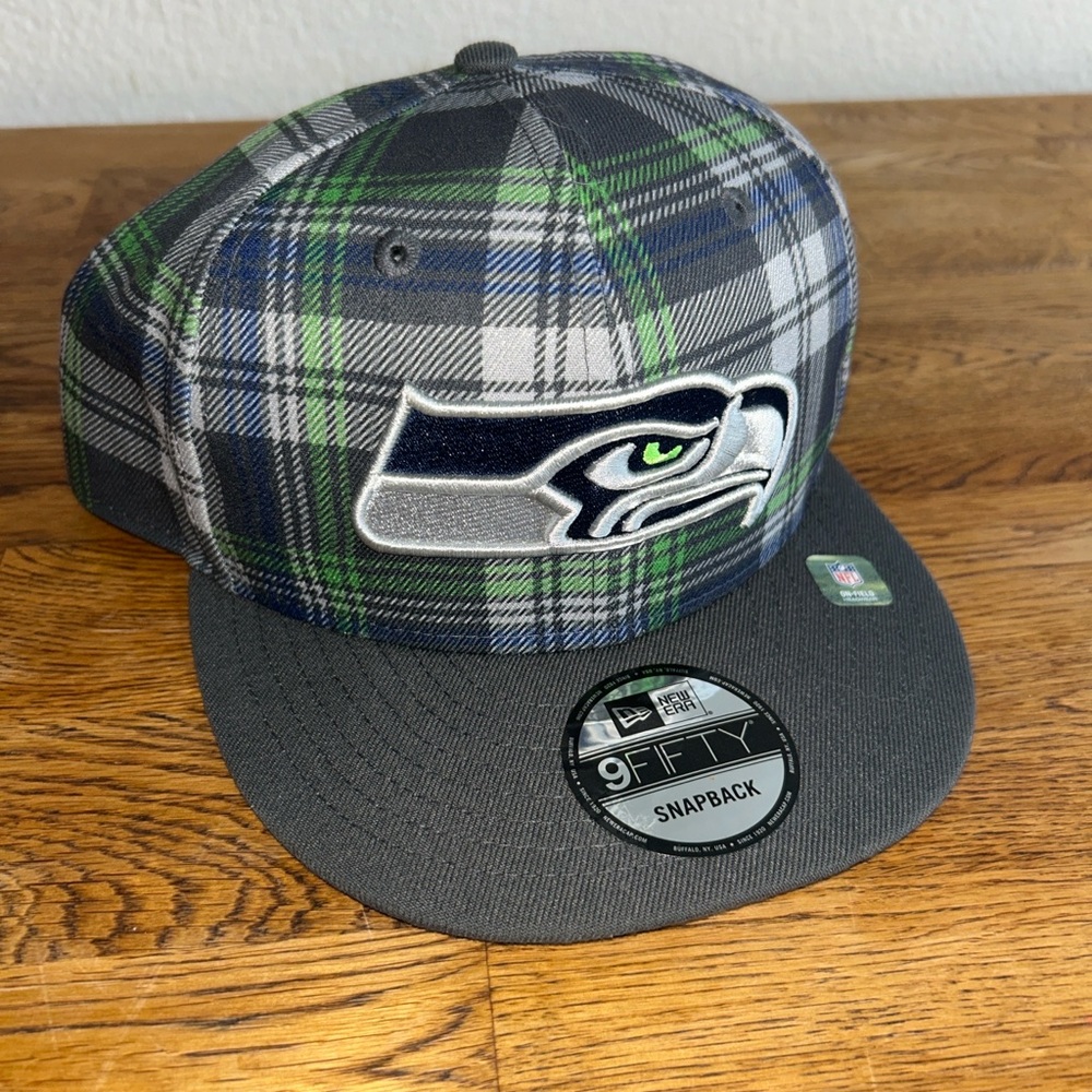 Official NFL Seattle Seahawks snapback hat by New Era.